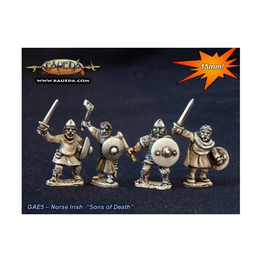 

Скандинавские ирландские сыновья смерти, Historical Miniatures - Norse (15mm) (Baueda)