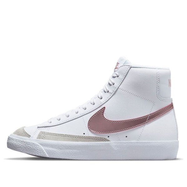 

Кроссовки blazer mid '77 'white pink glaze' Nike, белый