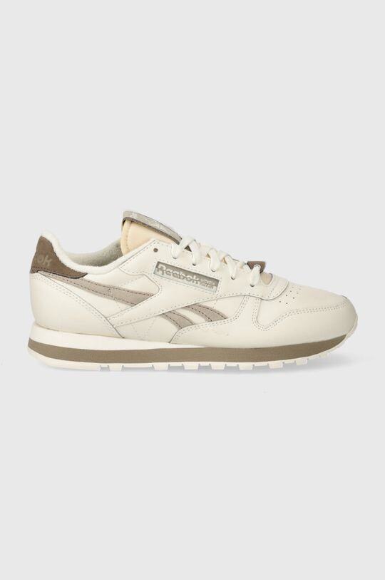 Классические кожаные кроссовки Reebok Classic, бежевый — фото 2
