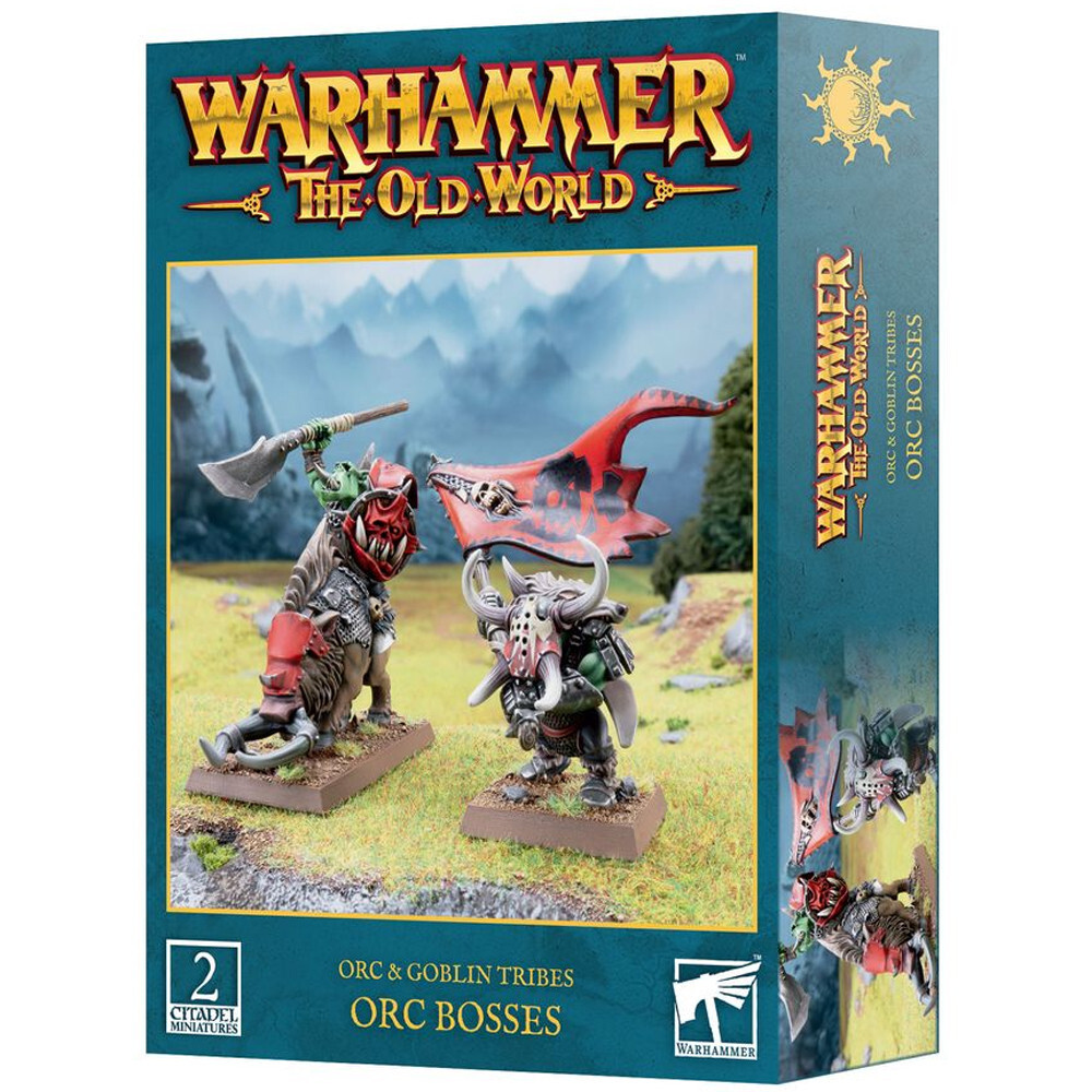 

Миниатюра Games Workshop Warhammer The Old World: Orc & Goblin Tribes - Orc Bosses