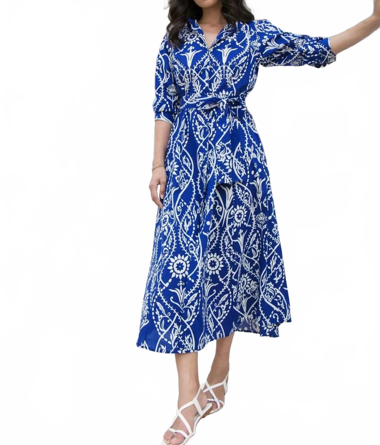 

Эмили Платье-рубашка в королевском синем BEYOND by Vera