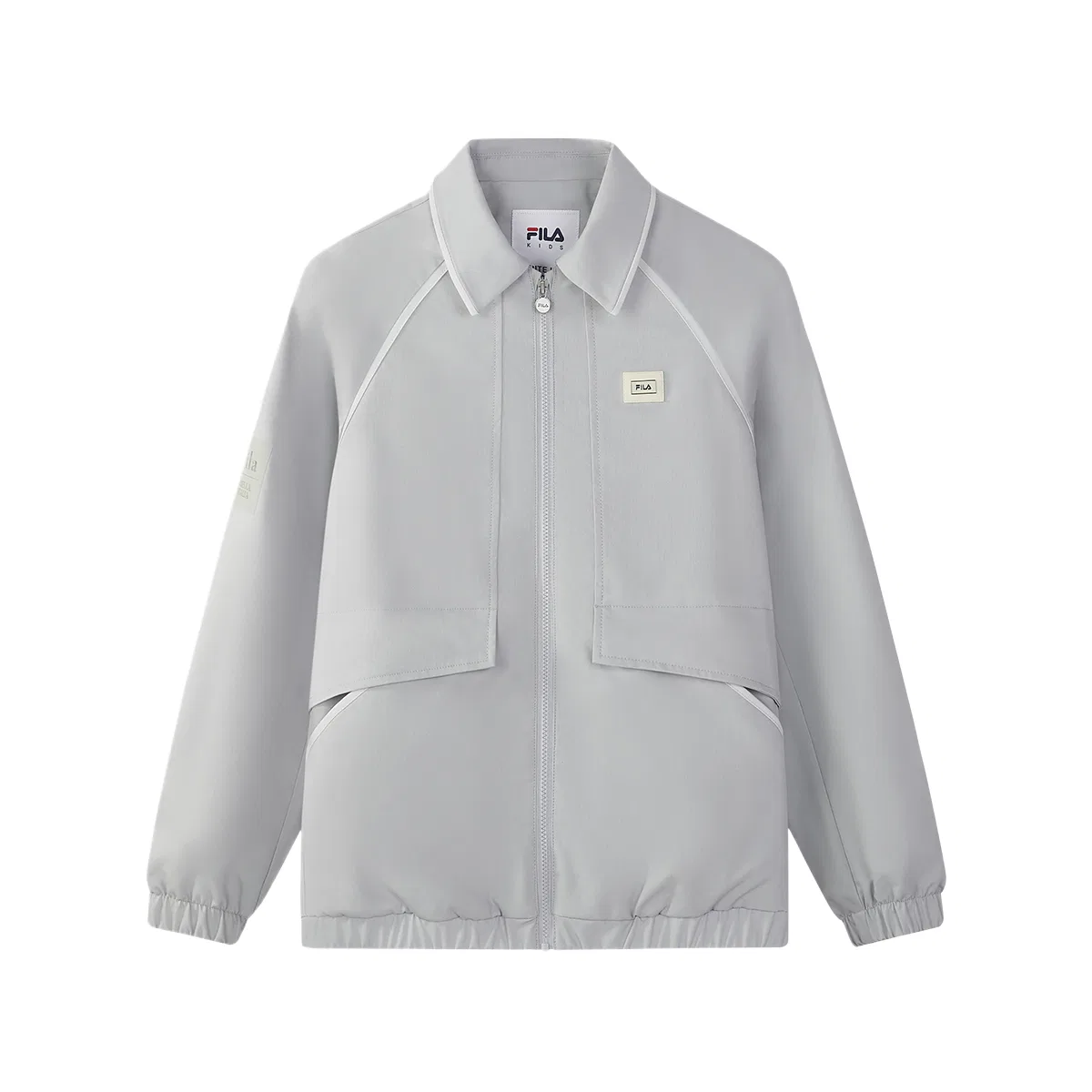 Куртка с лацканами, умеренная FILA KIDS, Rosemary Gray