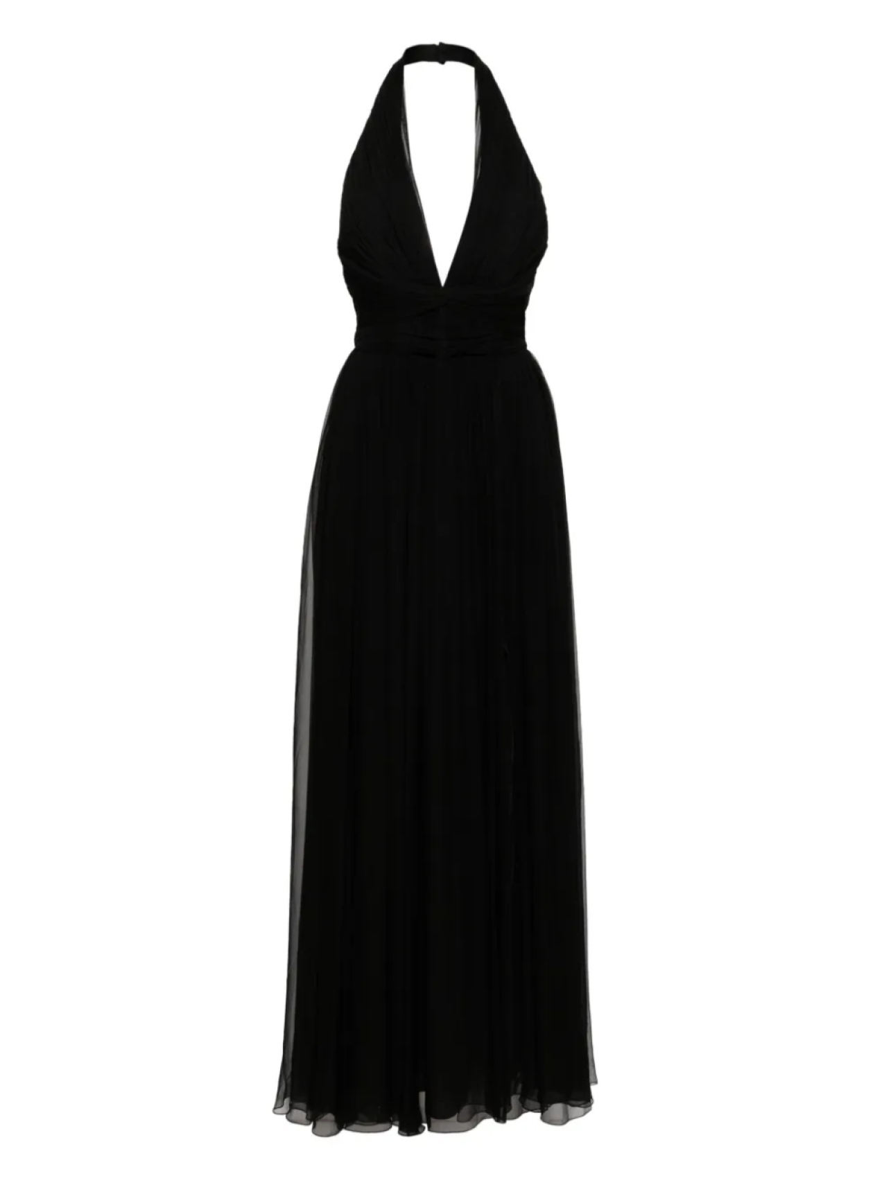 

Платье с V-образным вырезом Zuhair Murad, черный
