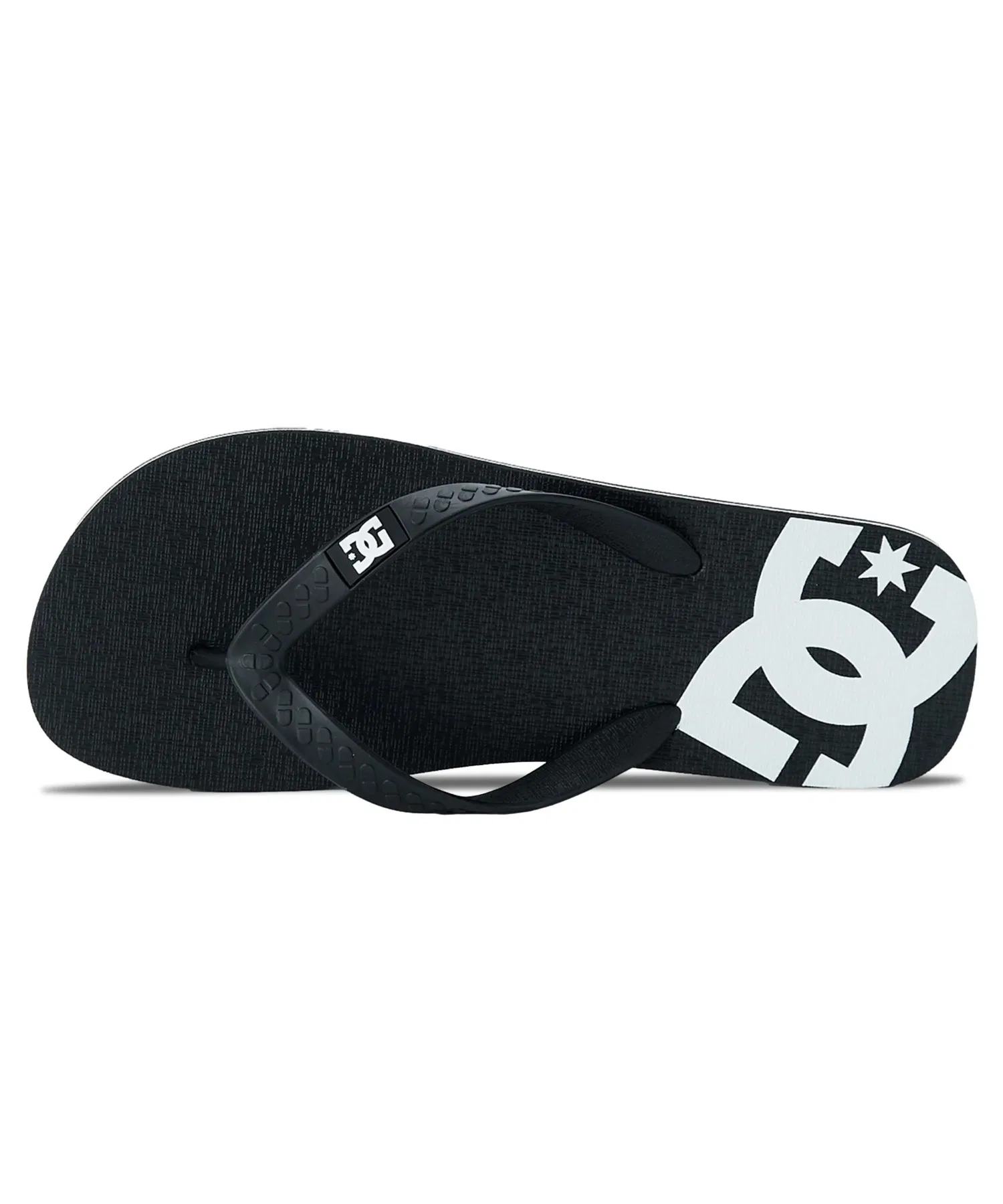 Мужские пляжные сланцы DC SHOES 3P-SLIP чёрно-белые