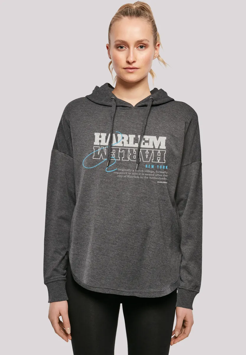 

Толстовка F4NT4STIC "Harlem OVERSIZE HOODIE", принт, цвет Charcoal