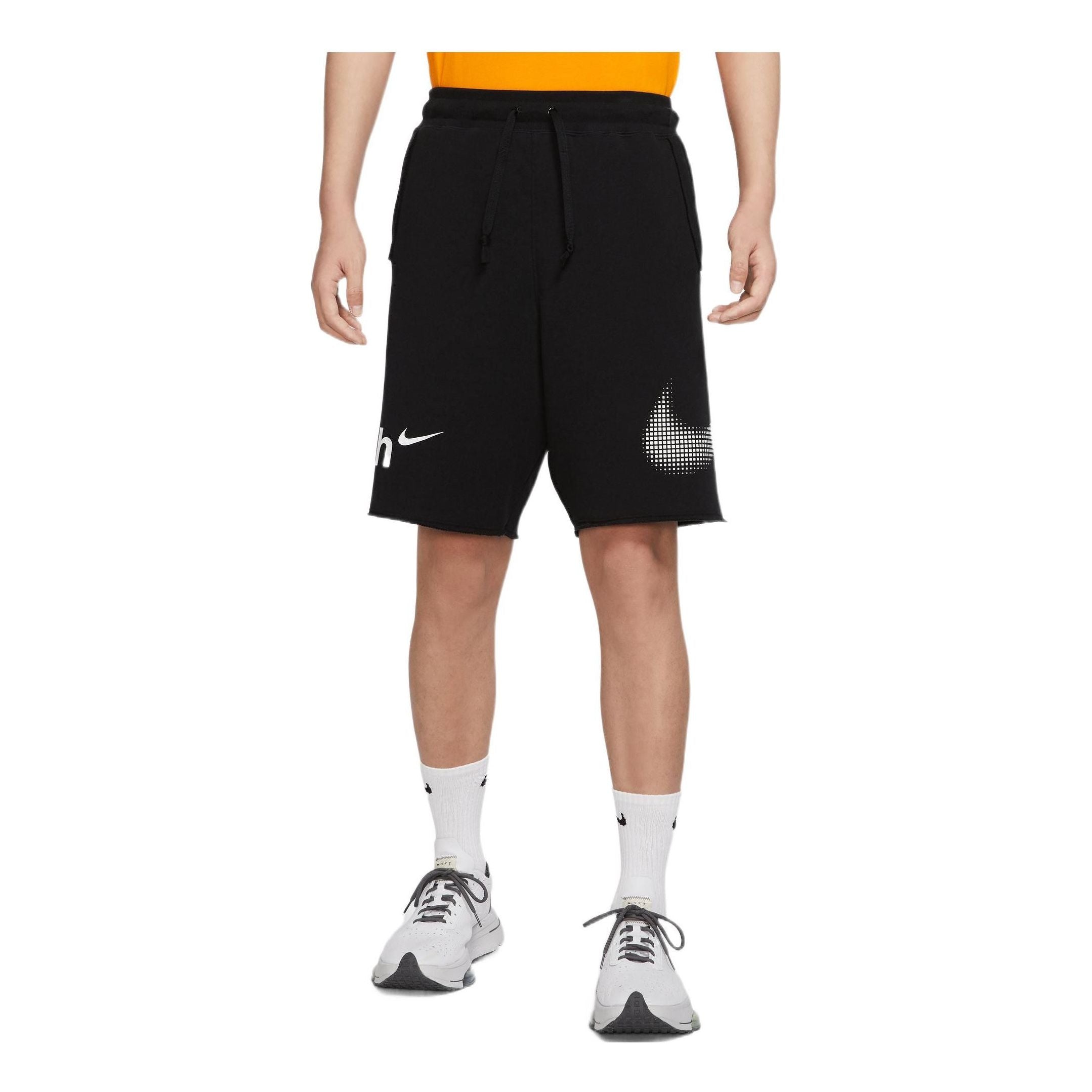 

Шорты Nike Casual Sports Large Logo Printing Shorts Black DX6310-010
