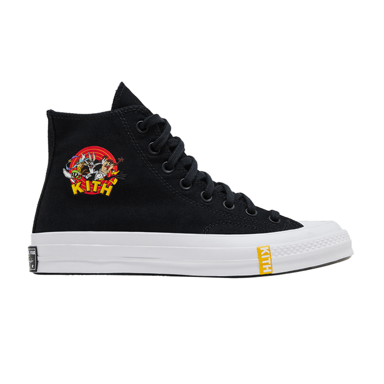 

Кроссовки Converse KITH x Looney Tunes x Chuck Taylor All Star 1970 High 'Black', черный