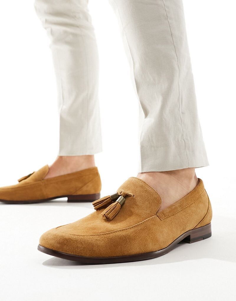 

Schuh – Ren – Светло-коричневые замшевые лоферы с бахромой