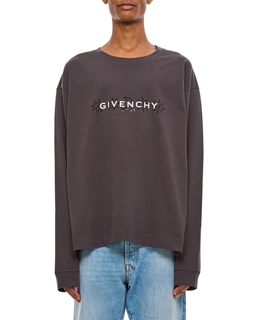 

Хлопковая футболка Givenchy, серый