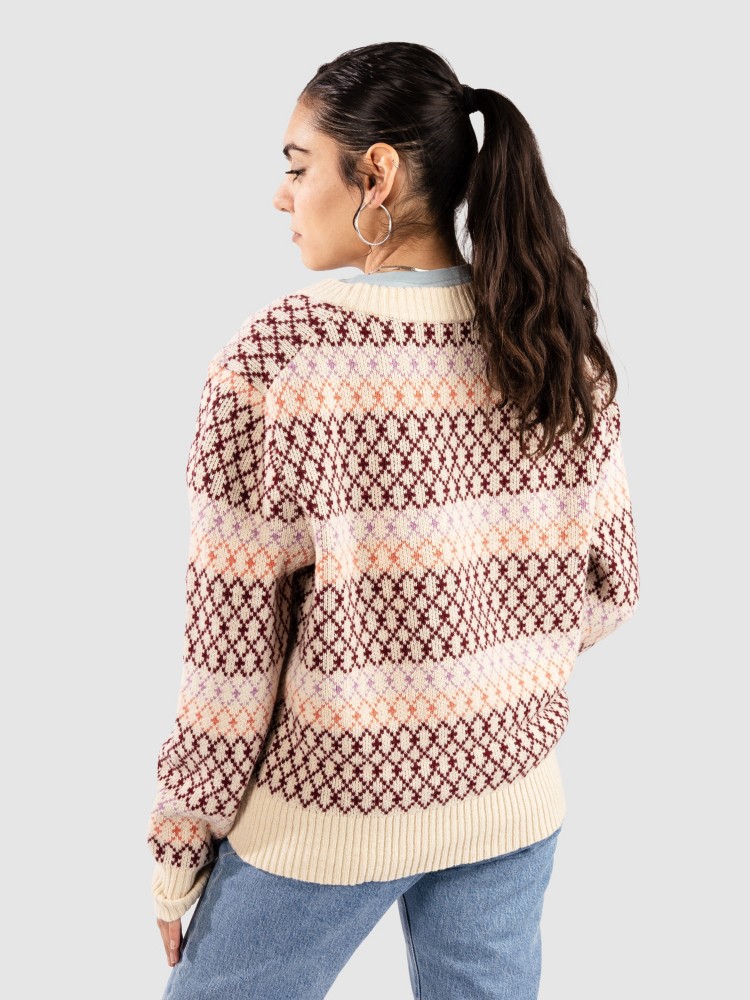Кардиган Patagonia Recycled Wool-Blend Crewneck Strickjacke, starlight/dark natural — фото 2