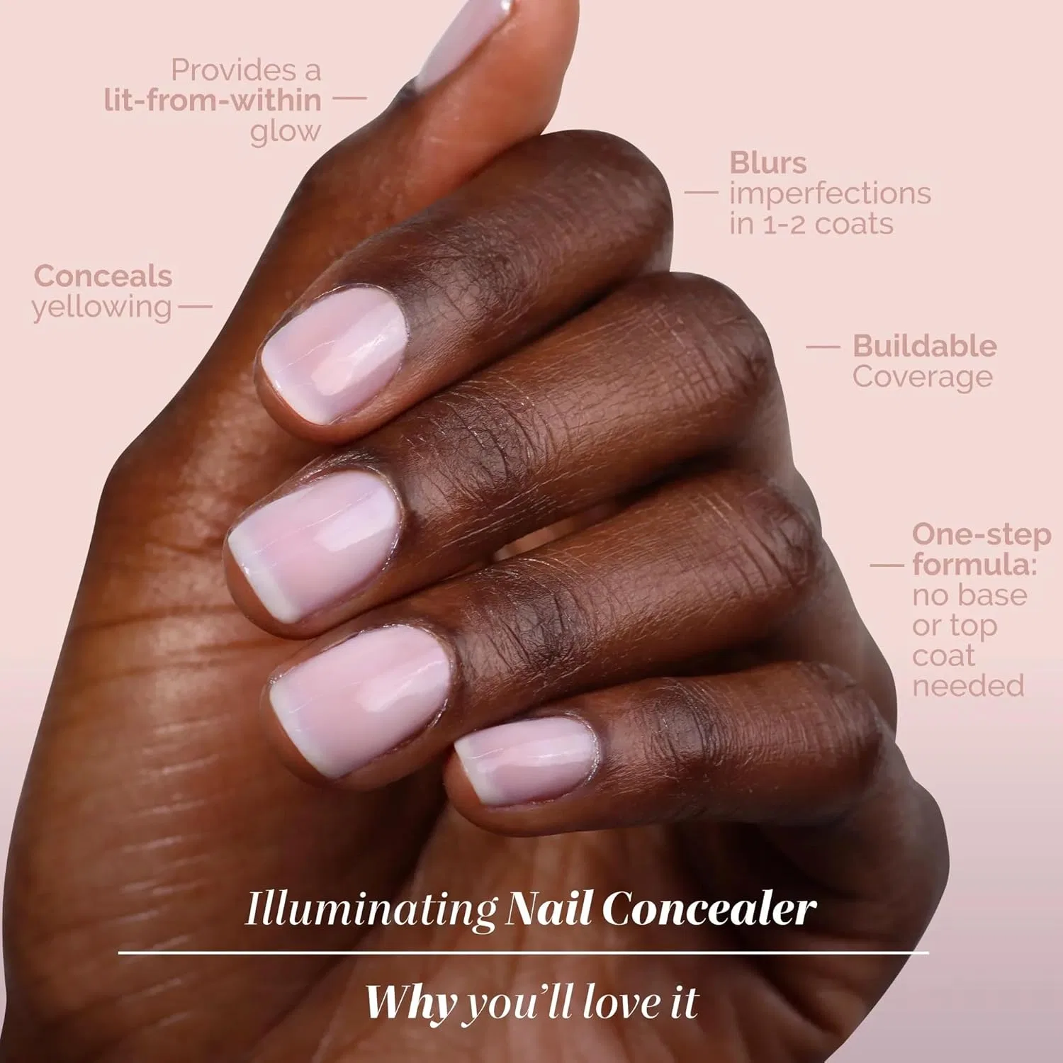 Консилер для ногтей Londontown Illuminating Nail Concealer, 12 мл — фото 3
