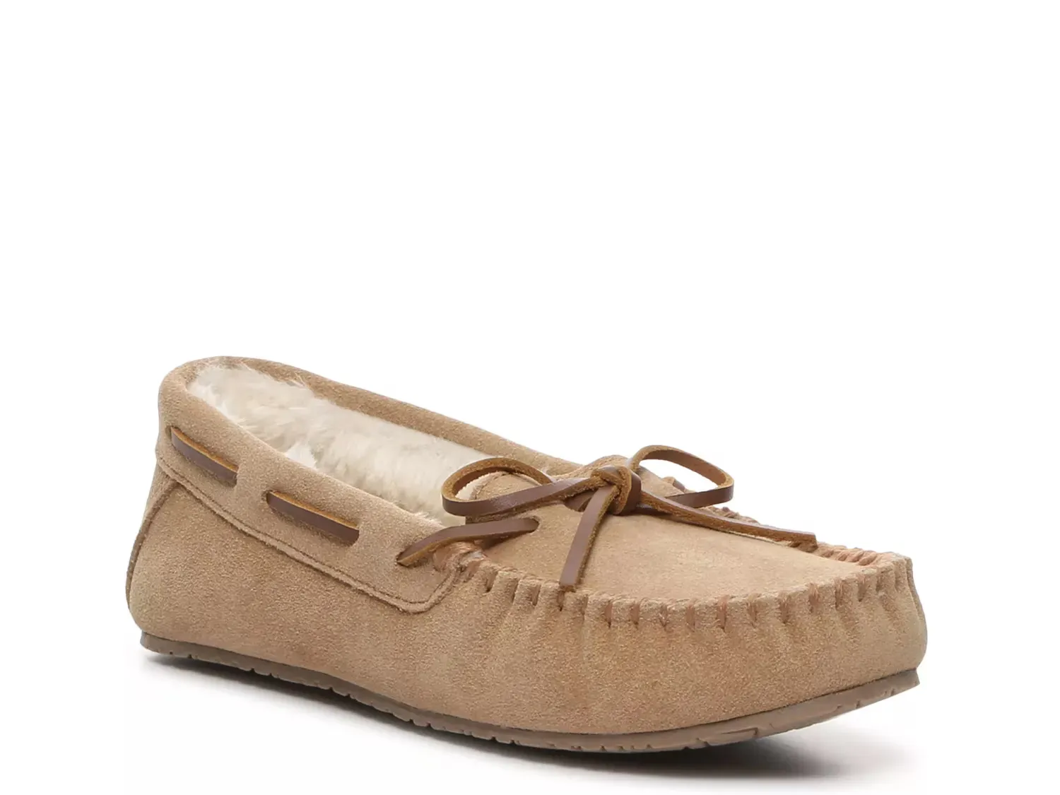 Мокасины-тапочки Lynda Trapper Minnetonka, Cognac