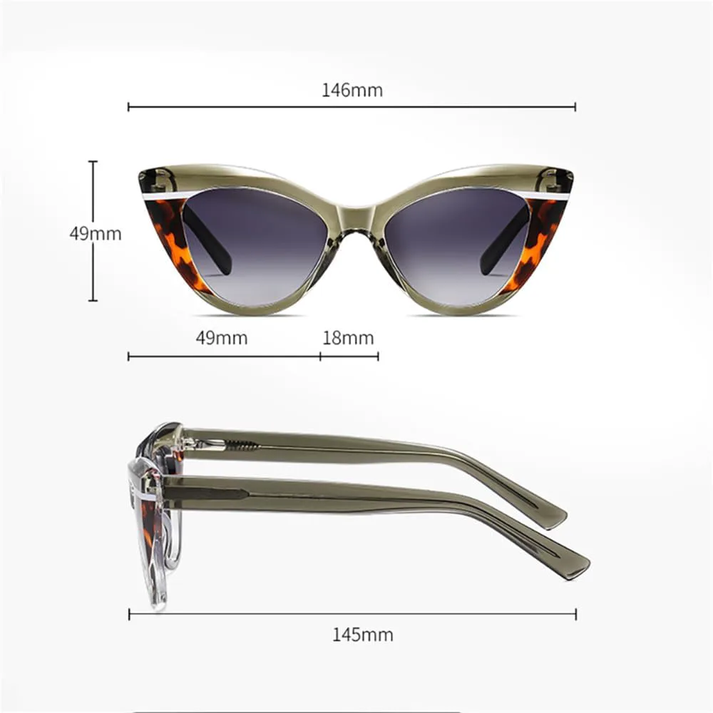 

Солнцезащитные очки «кошачий глаз» из ацетата, ретро-очки для женщин, поляризованные солнцезащитные очки для женщин, аксессуары для активного отдыха SLCHJXS, Pink