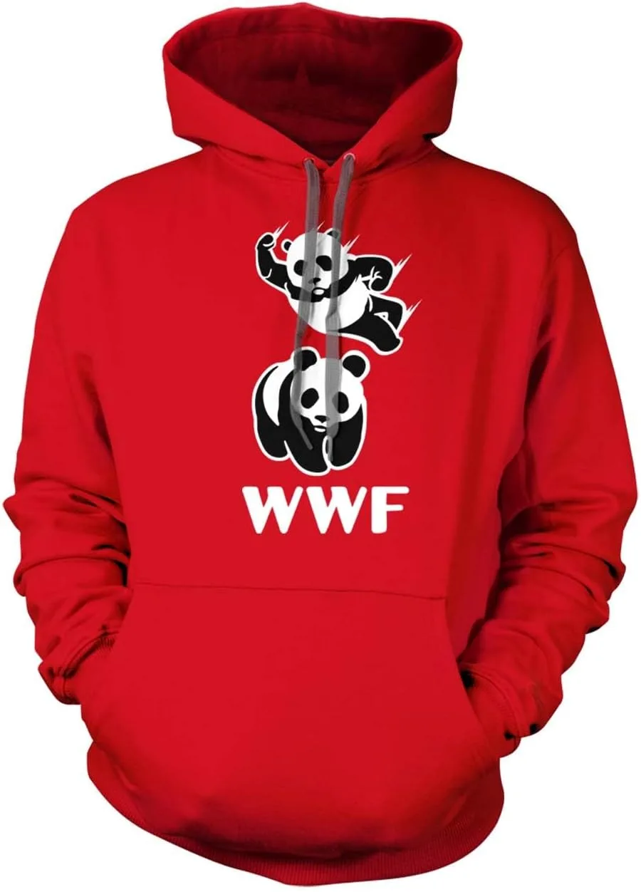 

Толстовка с капюшоном WWF Panda Top Ropes Elbow Drop | Забавный дизайн про рестлинг | Размеры S-5XL We Got Teez