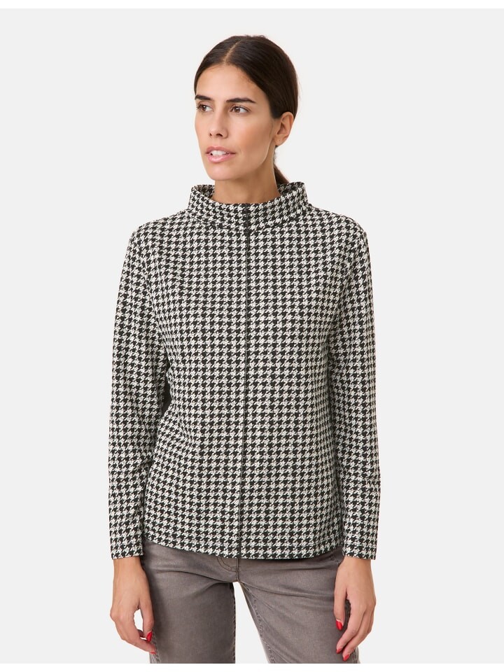 

Футболка Gerry Weber 1/1 Arm, цвет black/beige houndstooth