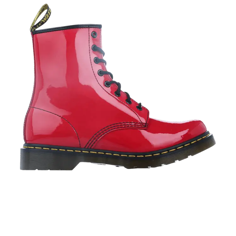 

Кроссовки Dr. Martens Wmns 1460 Patent Lamper Red, красный