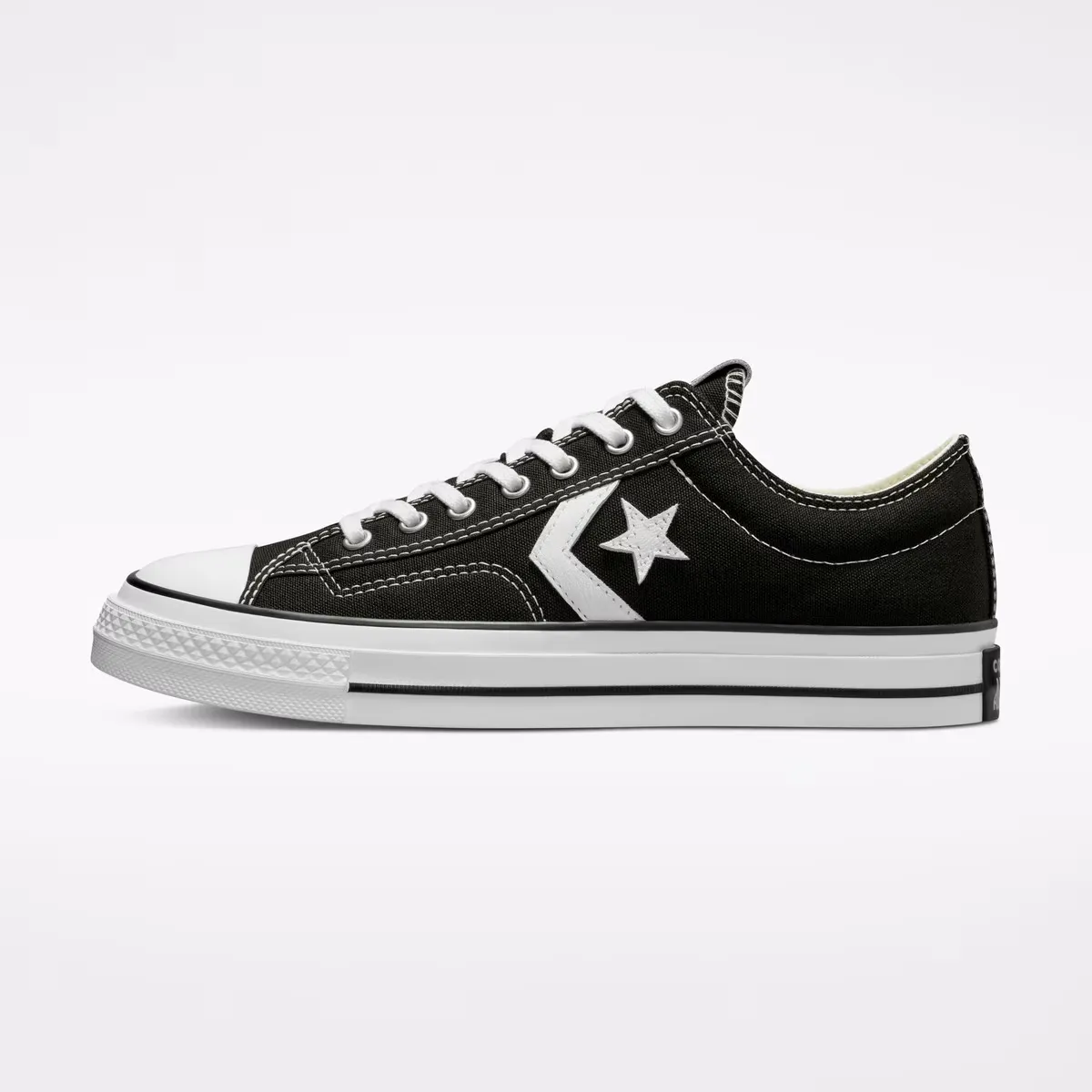 Повседневные кроссовки унисекс Star Player 76 низкие Premium Collection Canvas Converse, чёрный — фото 4