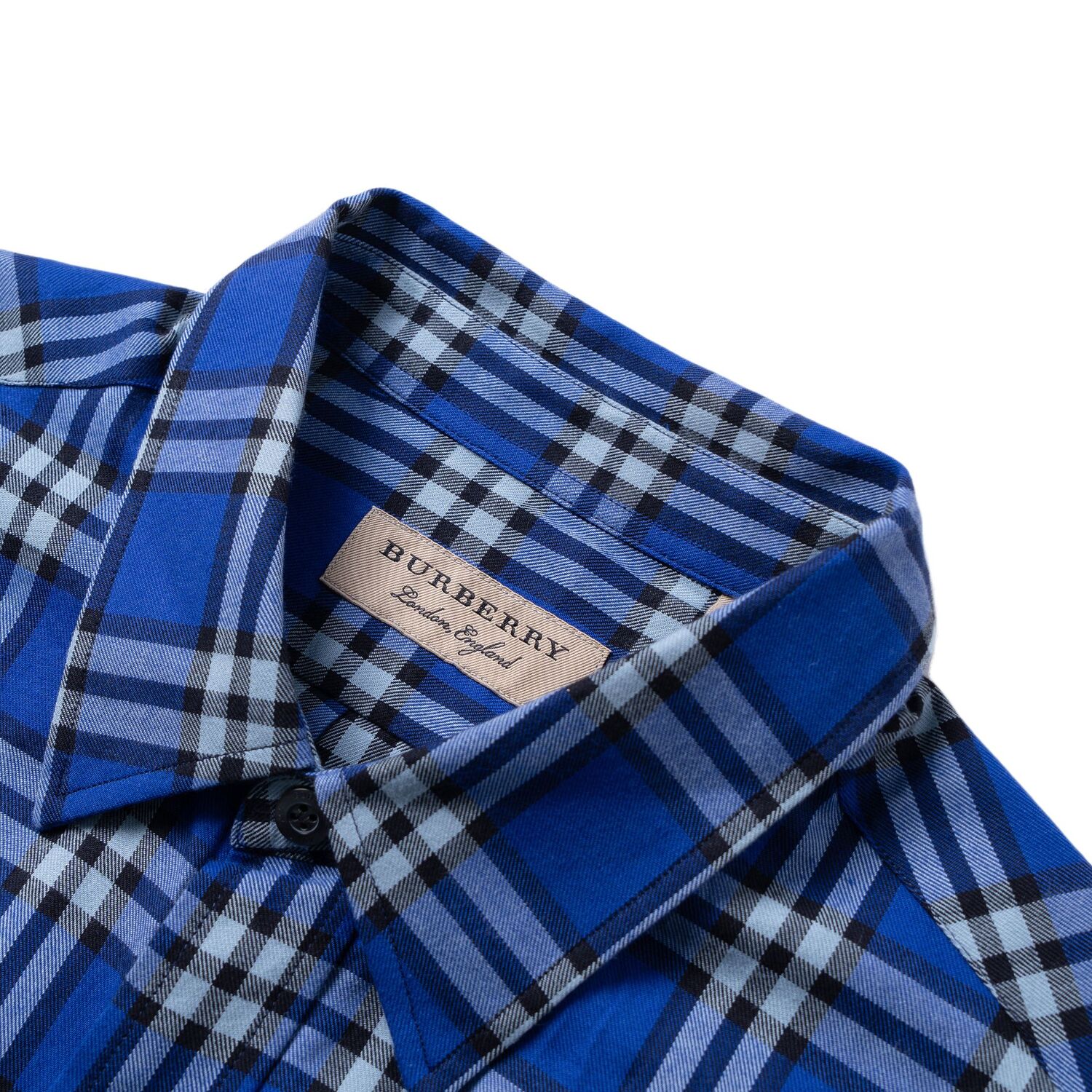 Рубашка Burberry SS22 мужская, темно-синий — фото 3