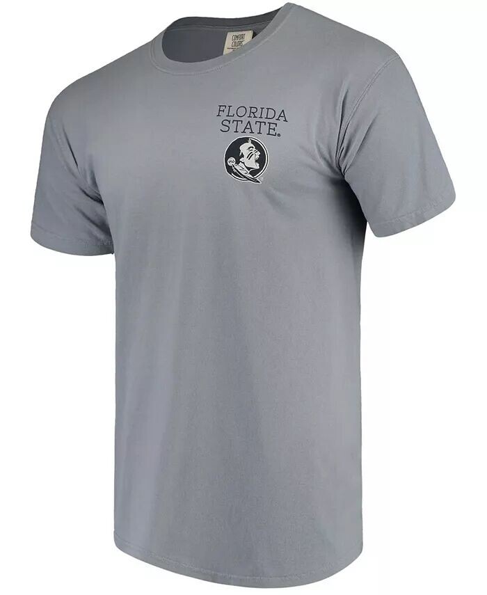 

Мужская серая футболка Florida State Seminoles Comfort Colours Campus Scenery Image One, серый