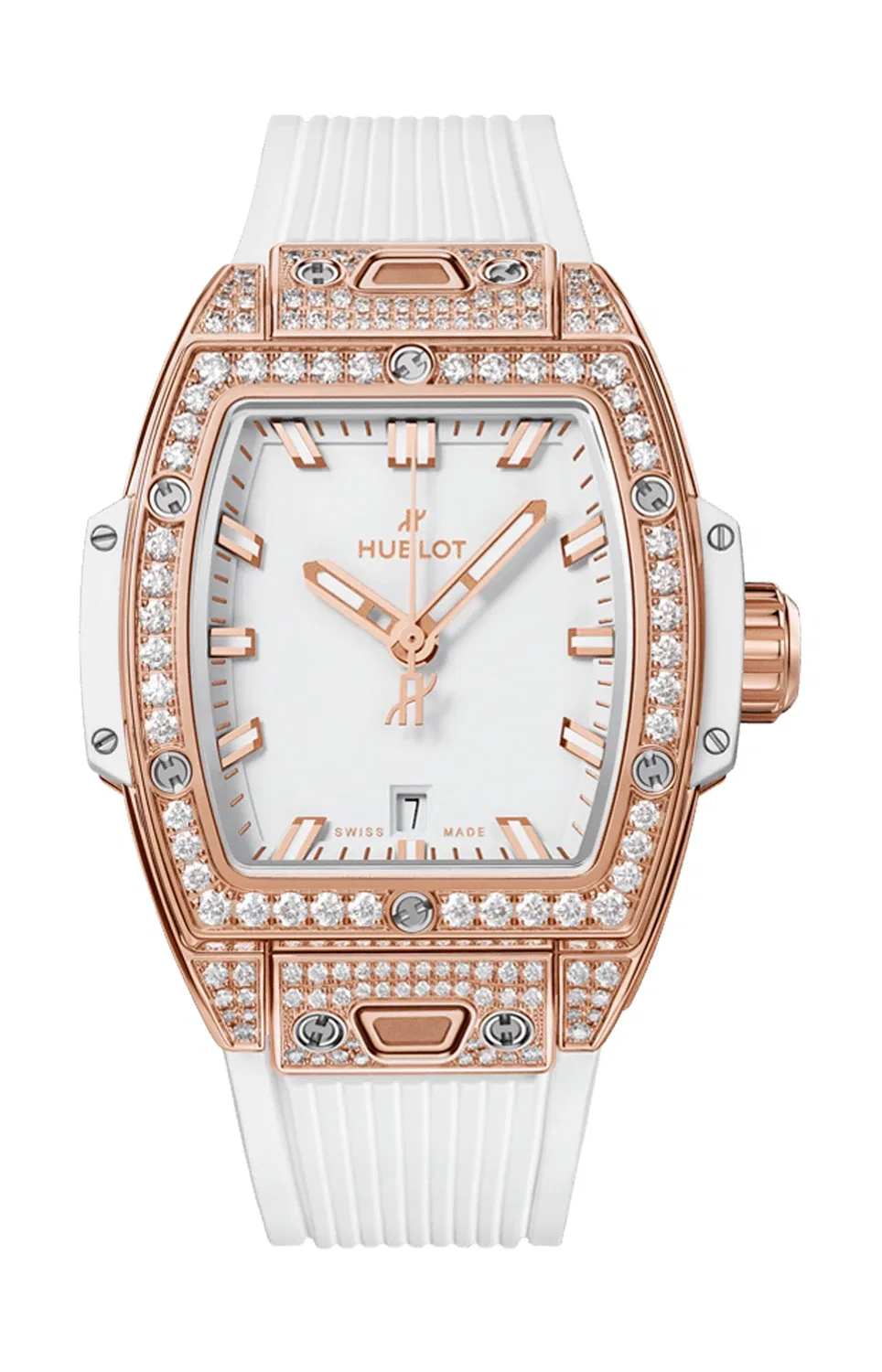 SPIRIT OF BIG BANG KING GOLD БЕЛЫЙ С ПАВЕ 32 ММ - 682.OE.2080.RW.1604 HUBLOT, золотой