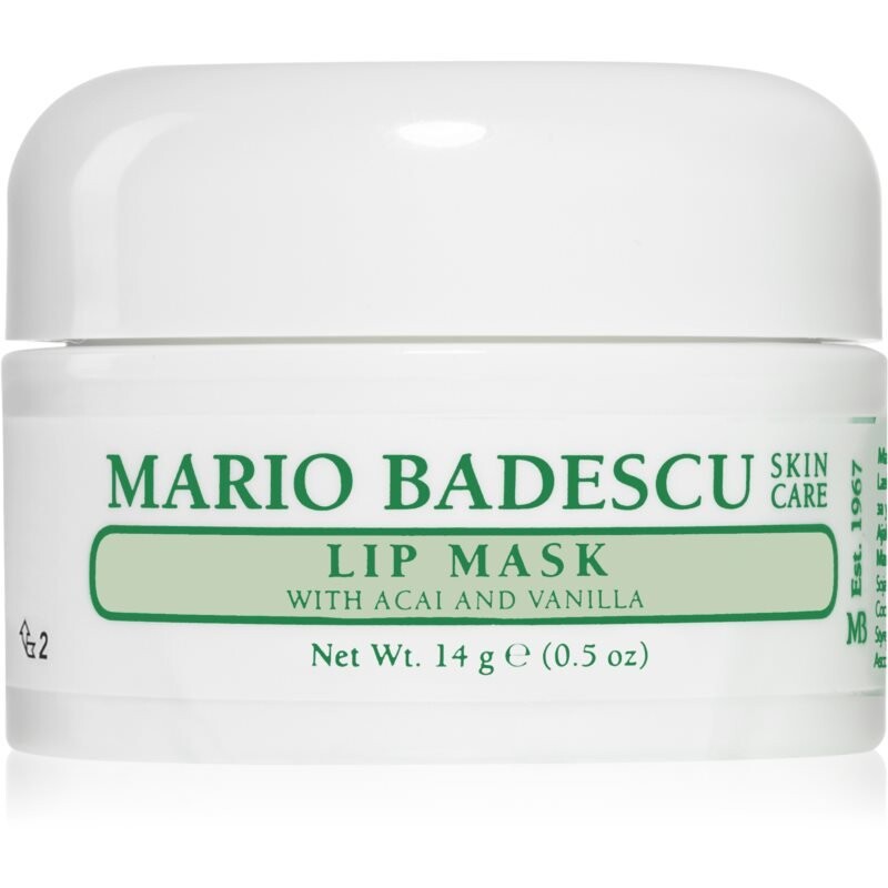 

Маска для губ Mario Badescu с асаи и ванилью, ночная маска для губ 14 г