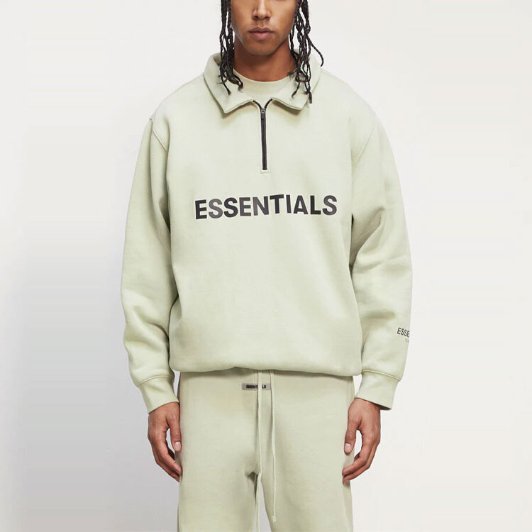 Толстовка унисекс Fear of God Essentials, Пыльный зеленый — фото 2