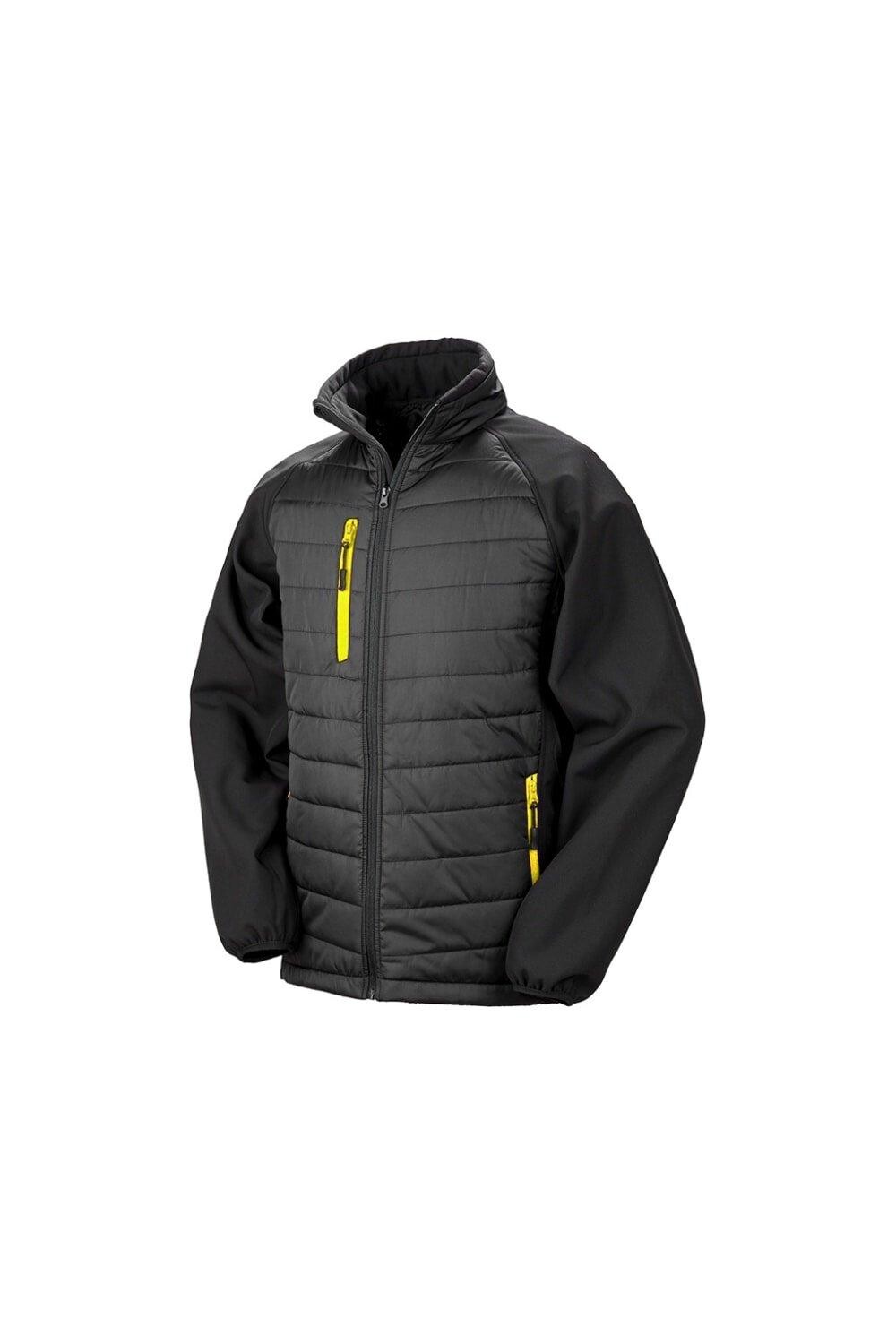 

Черная утепленная куртка Compass Soft Shell Result, черный