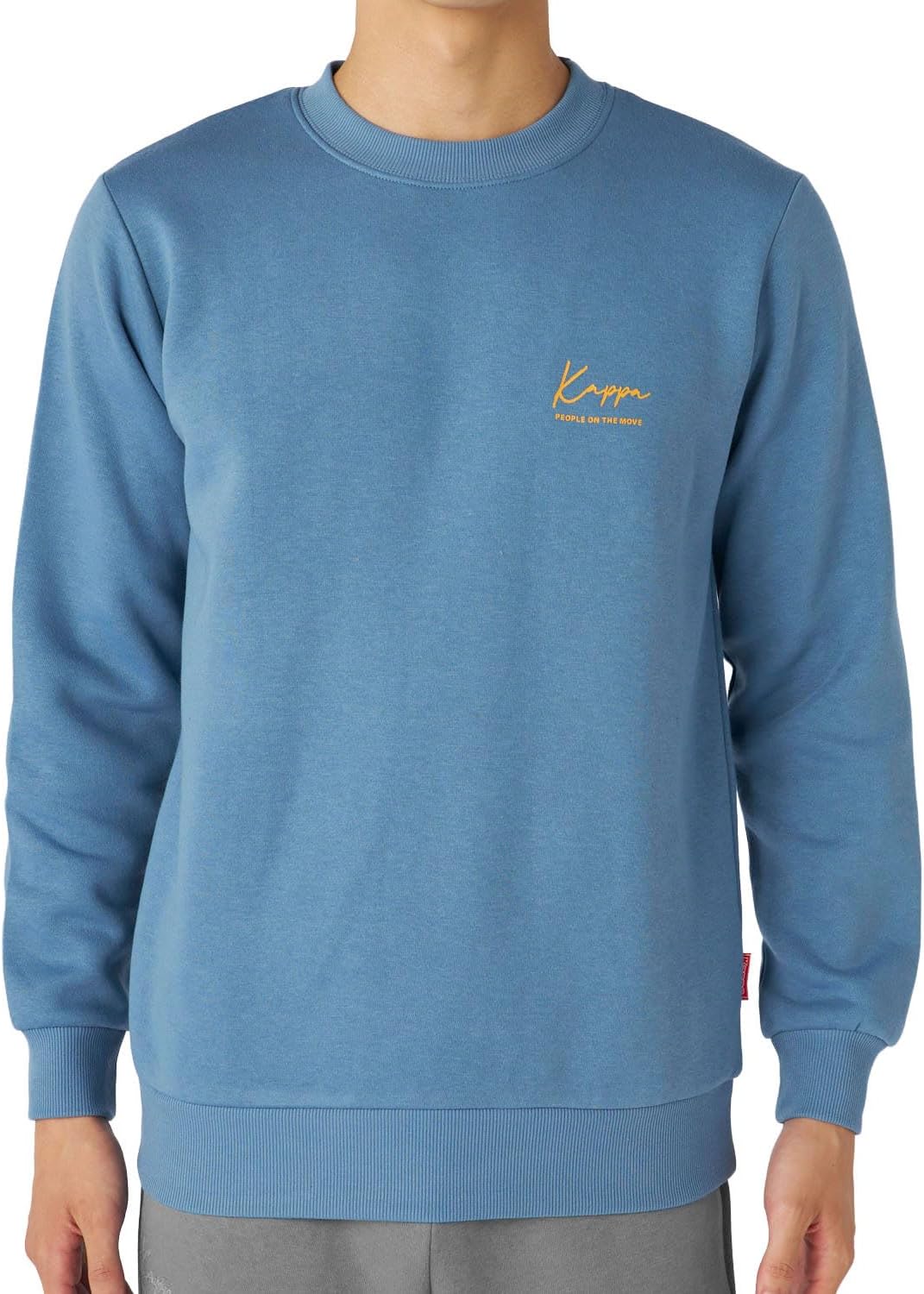 

Мужская толстовка Kappa 245364 с одним точечным логотипом и флисовой подкладкой, синий
