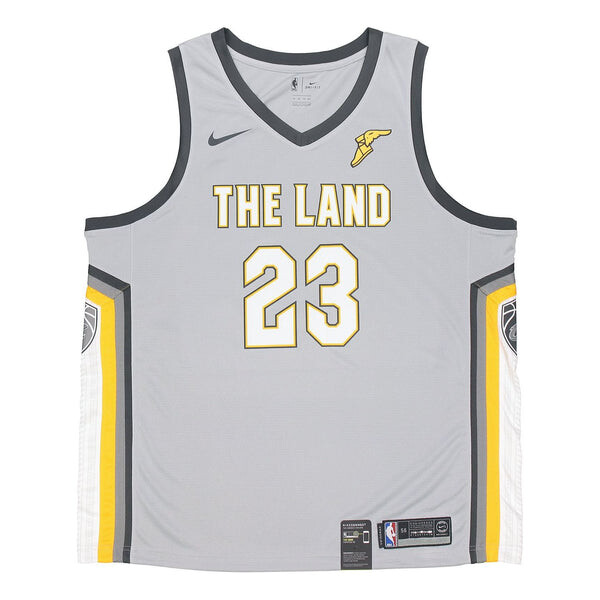 

Майка Nike LeBron James City Edition Swingman Jersey SW Silver, цвет silver