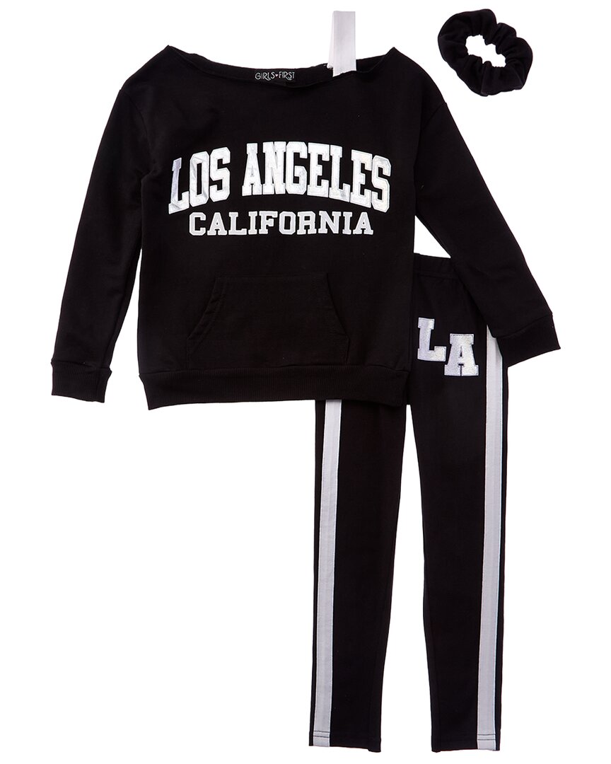 

Комплект из двух флисовых леггинсов Freestyle LA Girl, черный