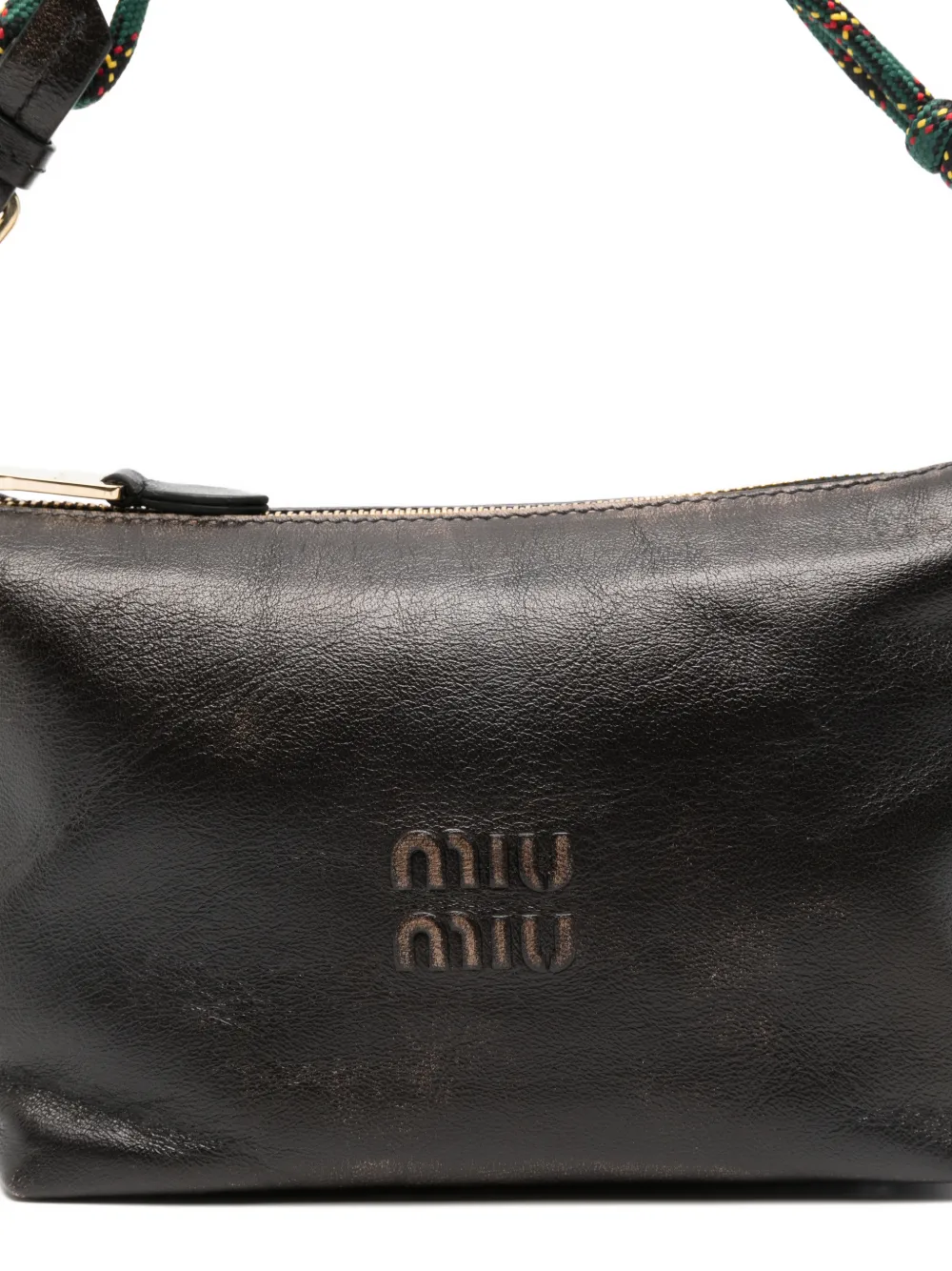 Сумка на плечо Miu Miu, коричневый — фото 4