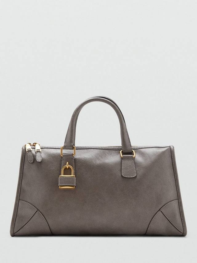 

Сумка-тоут Agnes из искусственной кожи Mango, Grey