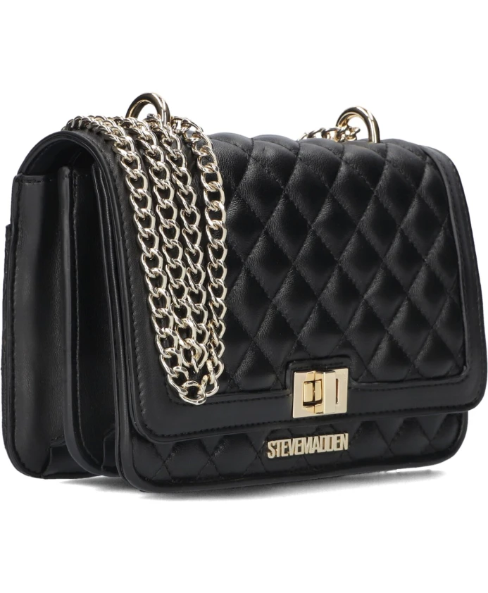 

Черная кожаная сумка через плечо bmona-q Steve Madden, черный