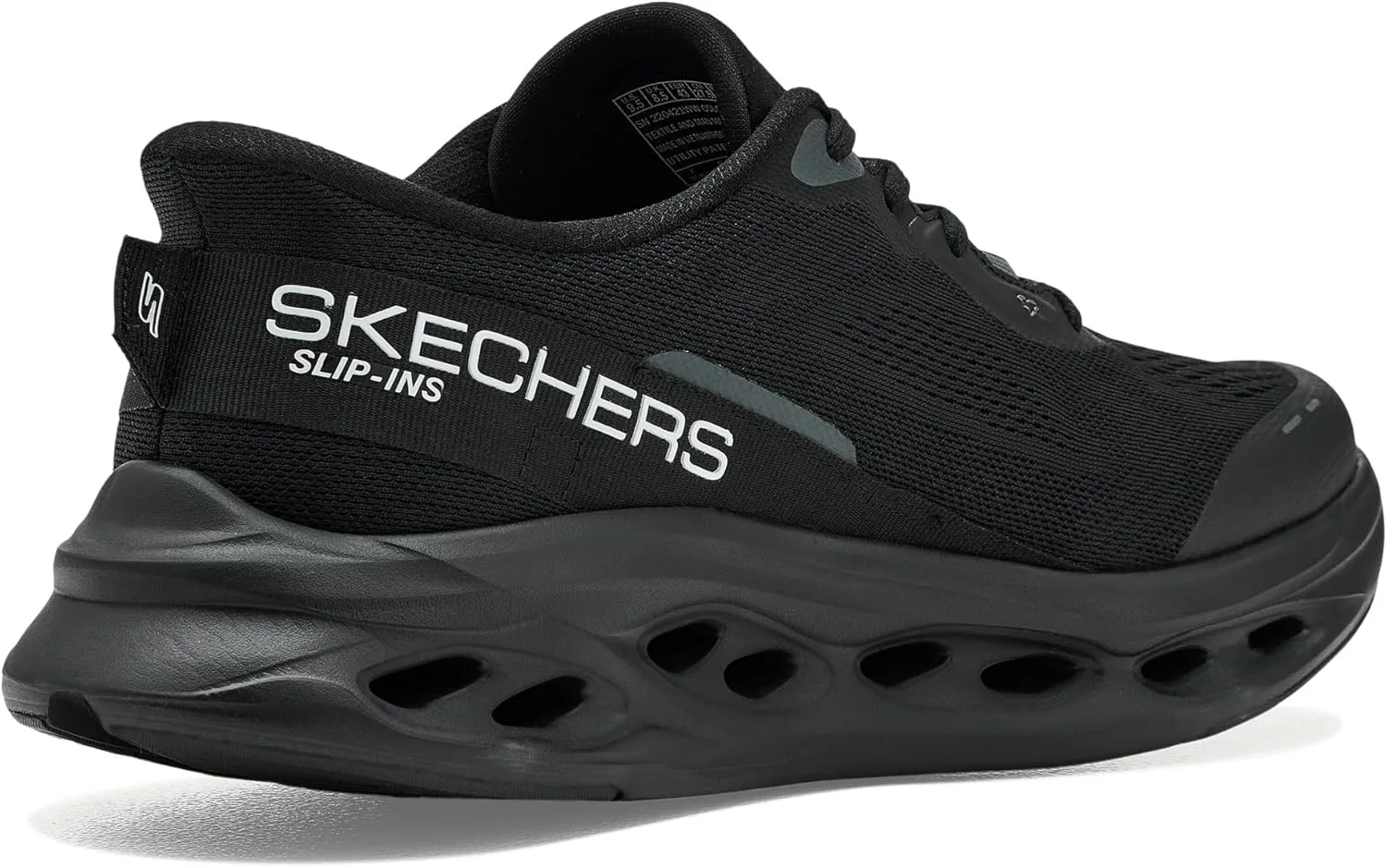 Кроссовки Skechers Men's Max Cushioning Glide Step Advert Hands Free Slip In Trainers, черный — фото 3