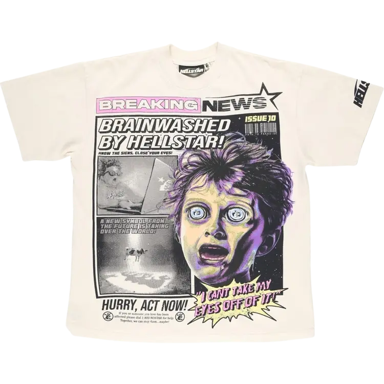 

Футболка Hellstar Breaking News 'White', белый