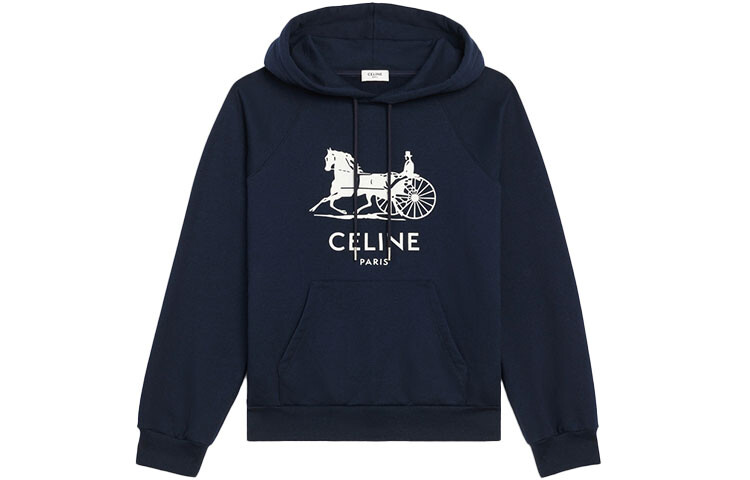 

Свитшот женский Celine с рисунком, темно-синий