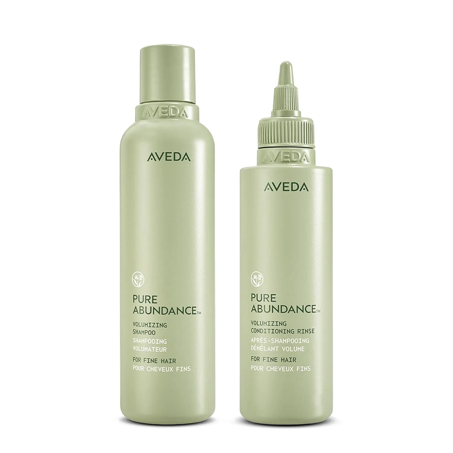 Набор Aveda Pure Abundance: шампунь и кондиционер для тонких волос | Легкий шампунь и кондиционер для тонких волос | Мгновенный прирост объема в 4 раза* | Ноты жасмина, мяты и других | 140 мл