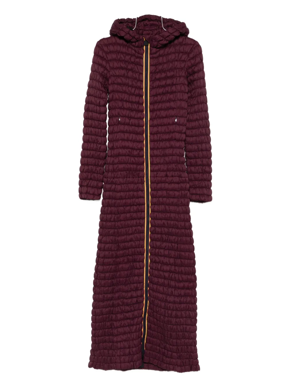 

Пальто с капюшоном K-Way, фиолетовый