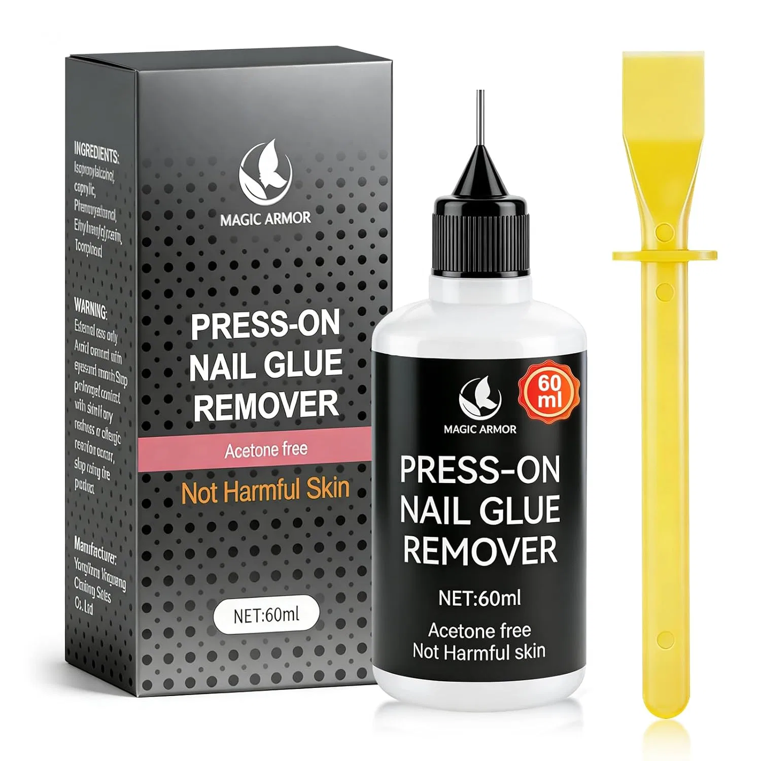 Средство для снятия клея для накладных ногтей 60 мл Magic Armor, 60 Ml Nail Glue Remover