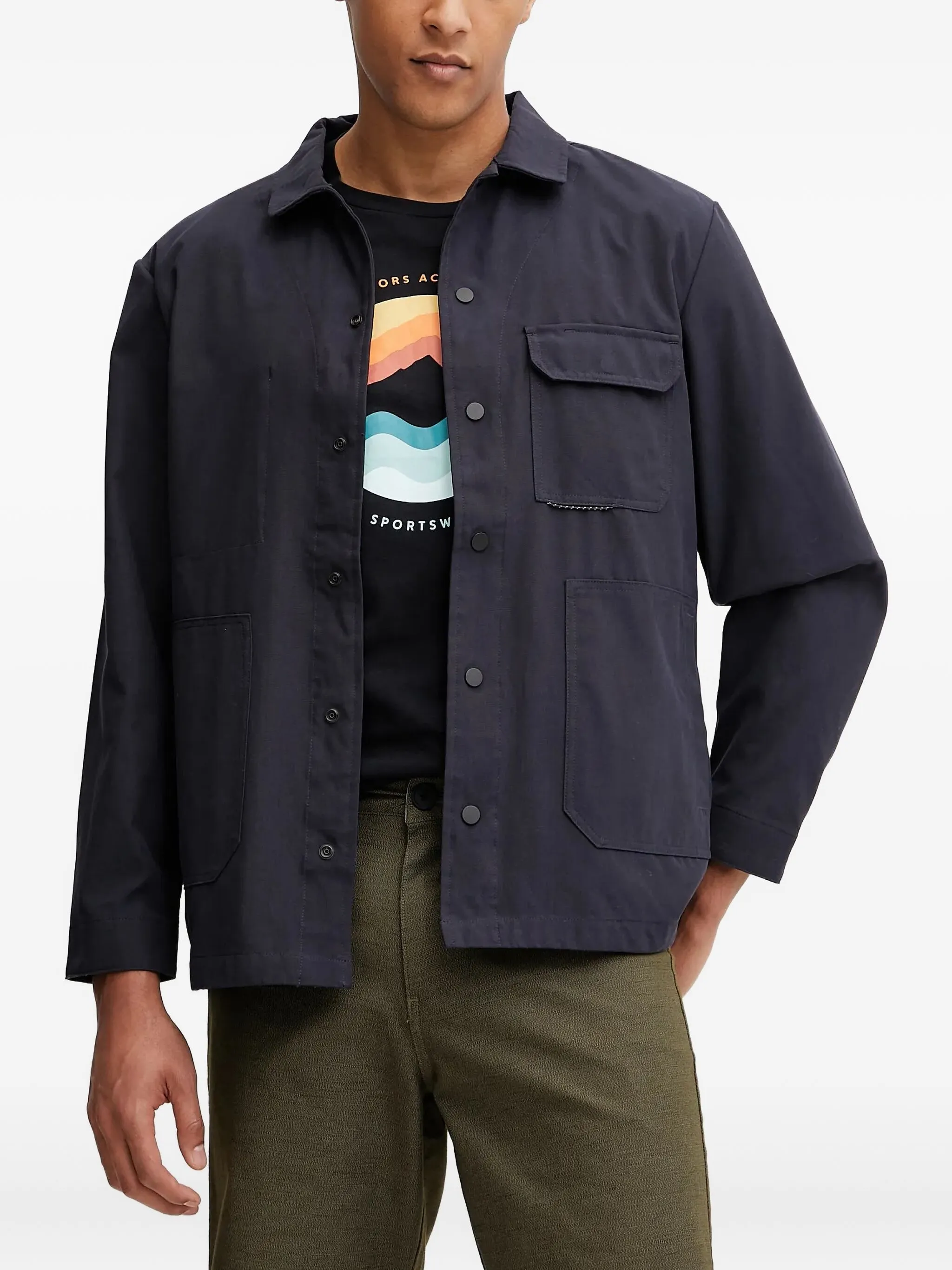 

Рубашка с длинными рукавами Jack Wolfskin, синий