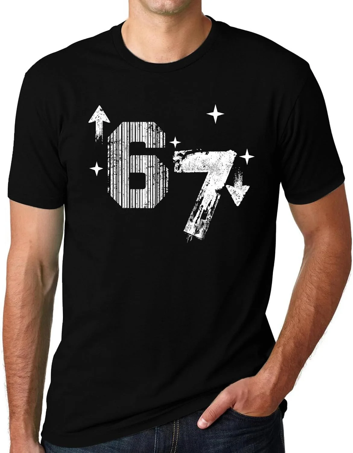 

Футболка Six Seven с цветным граффити SUWATOIN