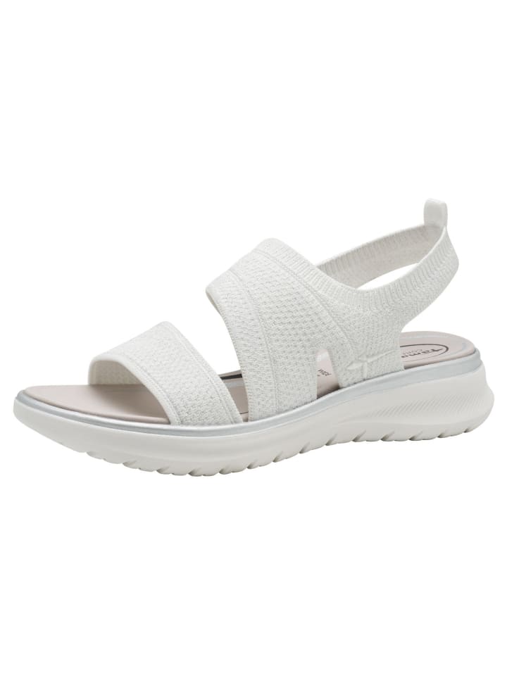 Классические босоножки Tamaris, цвет white/silver