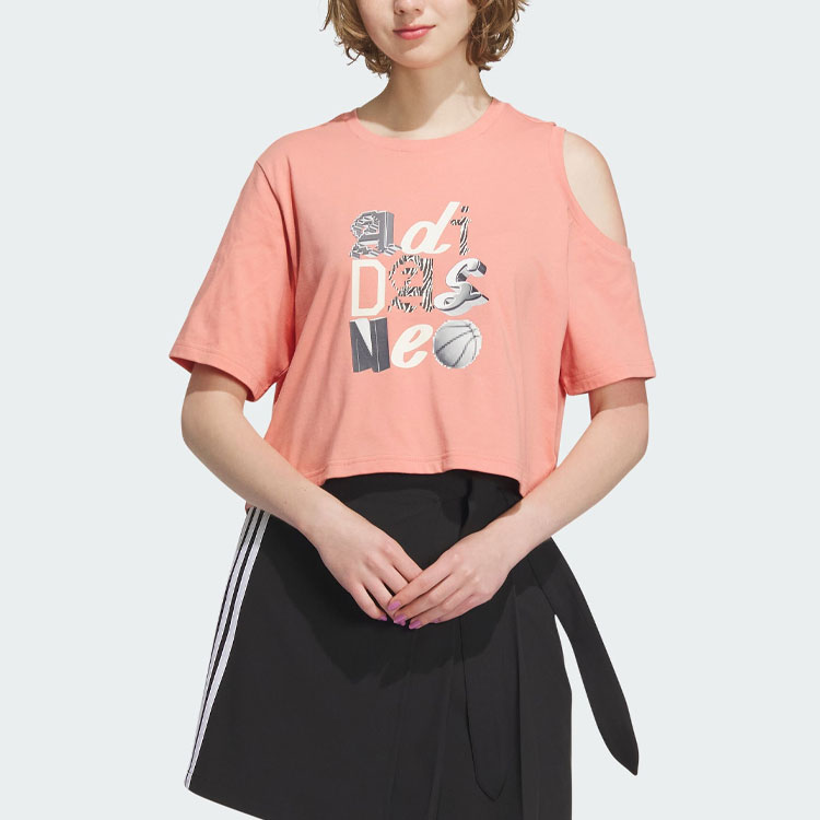 Женский топ цвета землистого умбры Adidas Neo — фото 3
