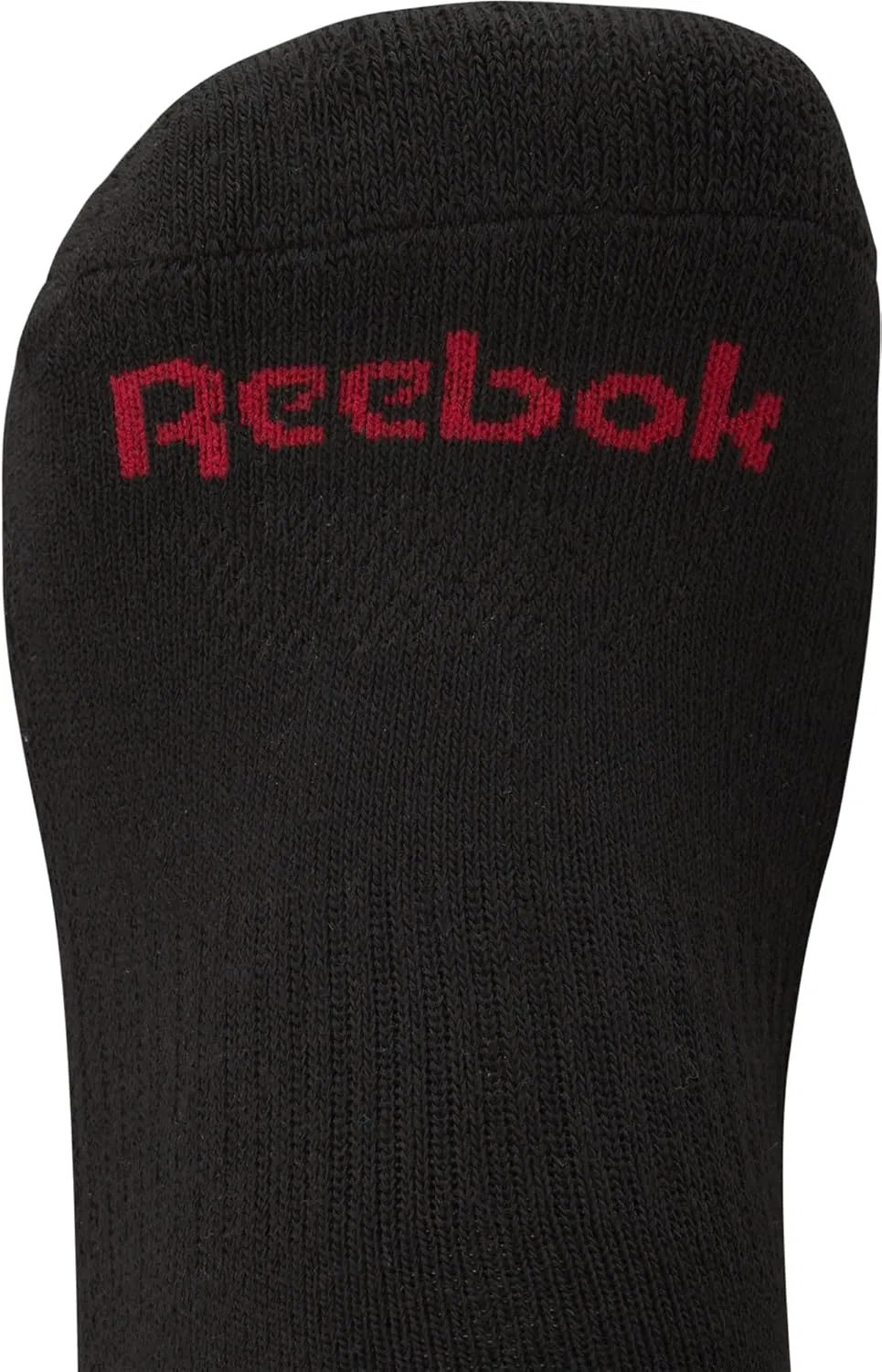 Детские низкие носки Reebok для мальчиков - набор из 12 эластичных спортивных носков с поддержкой свода стопы - амортизирующие спортивные носки для мальчиков, Black Logo — фото 4