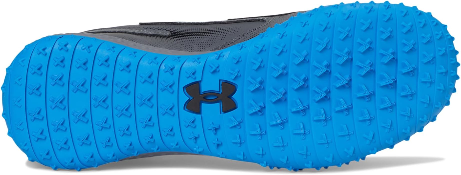 Кроссовки Unisex Under Armour Shadow Turf 3 Soccer Cleats, Castlerock/Black/Blue Atlantis — фото 3