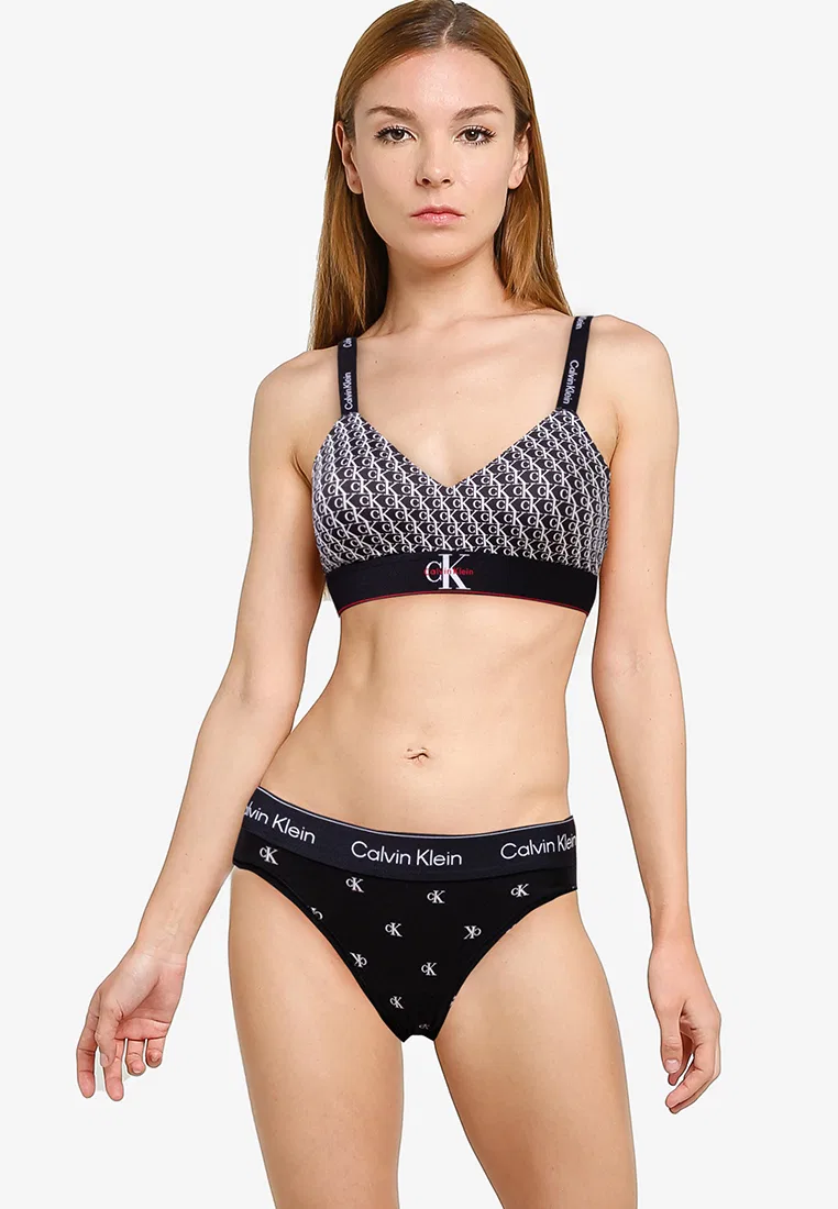 Трусы бикини, Calvin Klein, икона, черный — фото 4