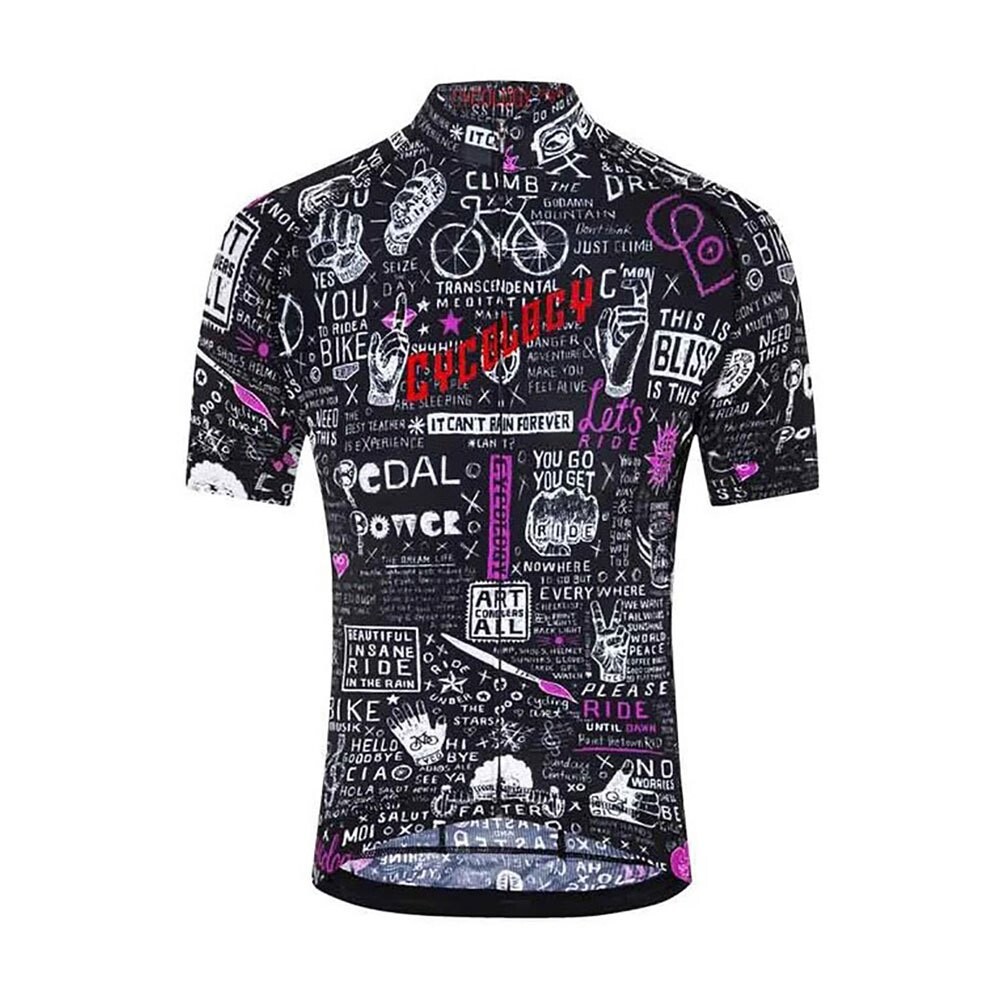 

Джерси с коротким рукавом Cycology Bike Graffiti, черный