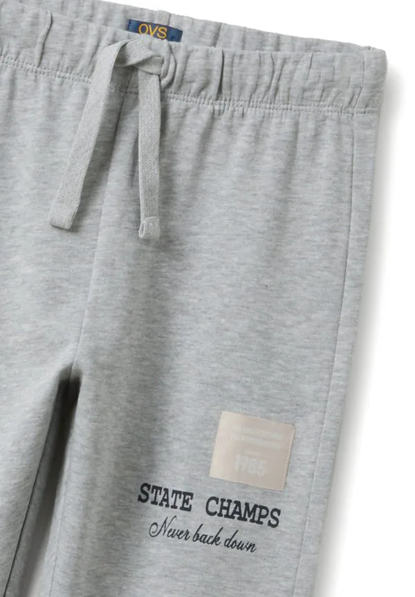 Спортивные брюки-джоггеры стандартного кроя Ovs, Grey Marl — фото 3