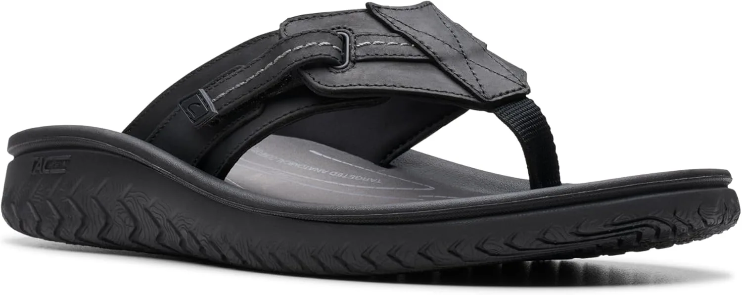 

Шлепанцы Clarks mens 261769877, черный