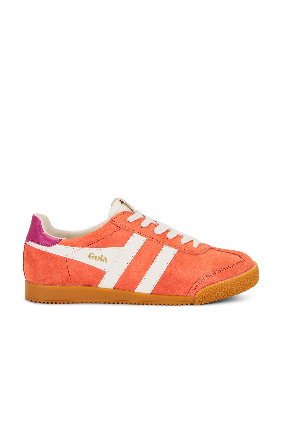 Кроссовки из замши для женщин Grandslam Gola, coral & off white & gum